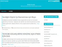 Tablet Screenshot of dilek-duasi.com